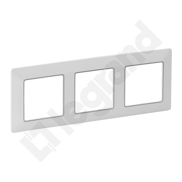 RAMKA POTRÓJNA BIAŁA/CHROM VALENA LIFE - 754033 - LEGRAND