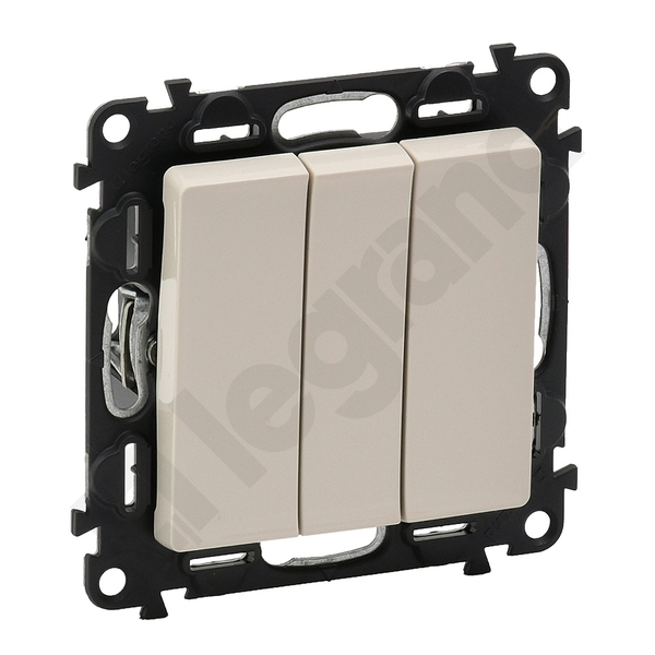 ŁĄCZNIK POTRÓJNY KREMOWY VALENA LIFE - 752203 - LEGRAND