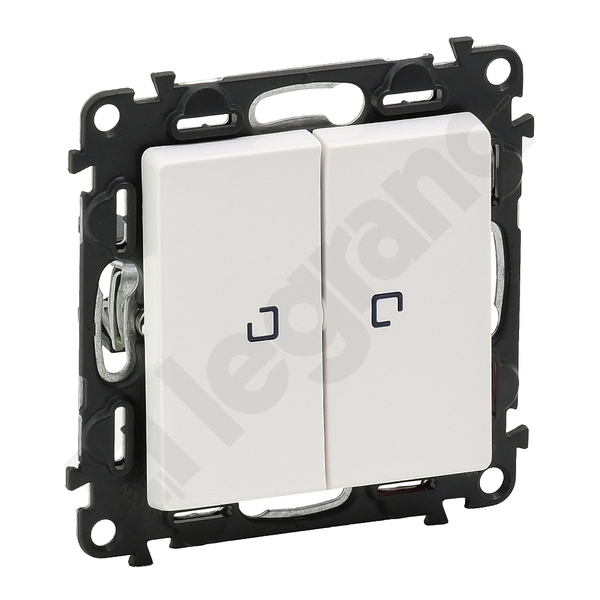 ŁĄCZNIK ŚWIECZNIKOWY PODŚWIETLANY BIAŁY 250 V~VALENA LIFE - 752128 - LEGRAND