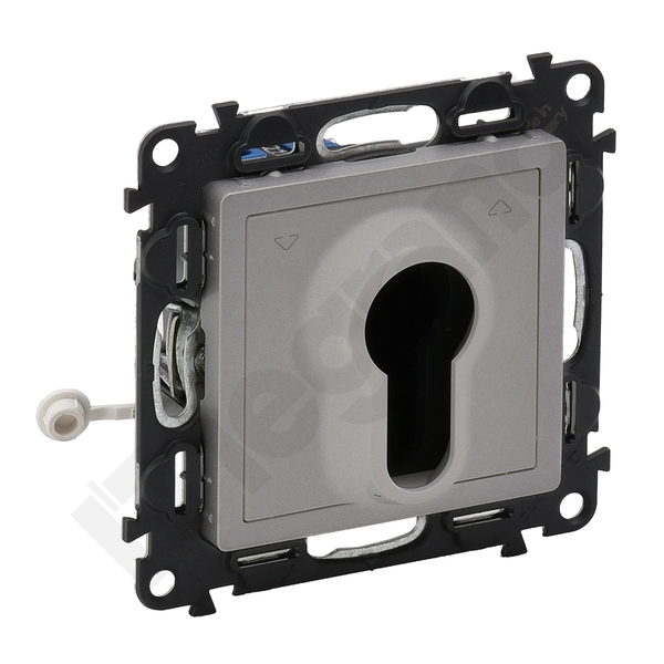 PRZYCISK NA KLUCZ - 3 POZYCJE ALUMINIUM VALENA LIFE - 752319 - LEGRAND