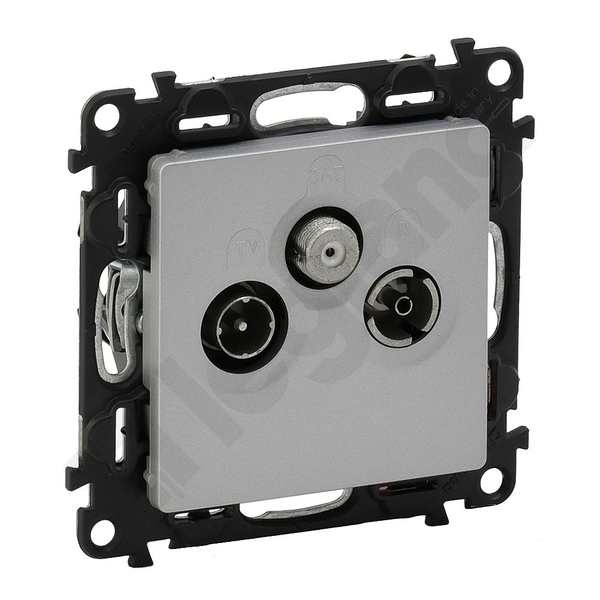GNIAZDO ANTENOWE RTV-SAT KOŃCOWE ALUMINIUM VALENA LIFE - 753352 - LEGRAND