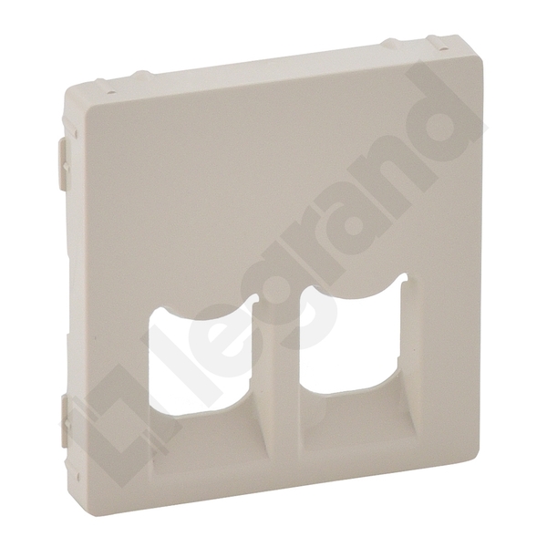 PLAKIETKA GNIAZDA 2XRJ45 Z ETYKIETĄ VALENA LIFE - 755481 - LEGRAND