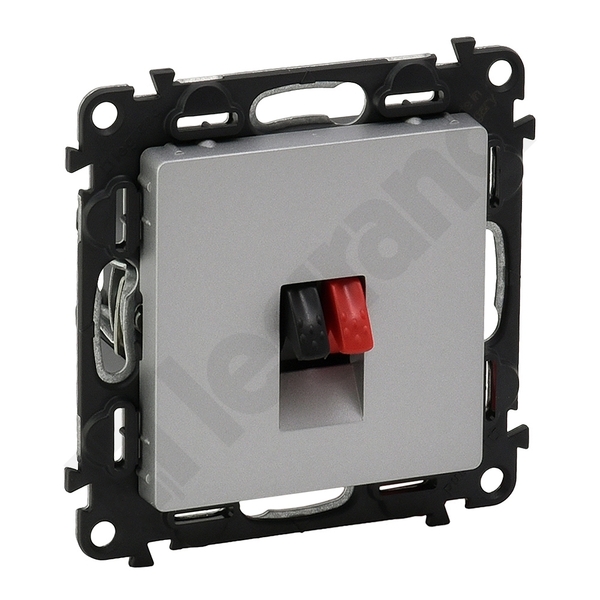 GNIAZDO GŁOŚNIKOWE ALUMINIUM VALENA LIFE - 753372 - LEGRAND