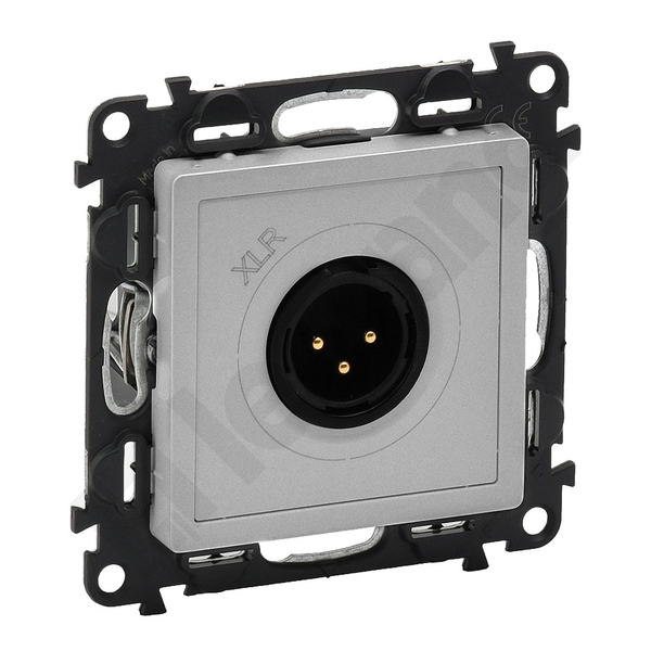 GNIAZDO MĘSKIE XLR ALUMINIUM VALENA LIFE - 753374 - LEGRAND