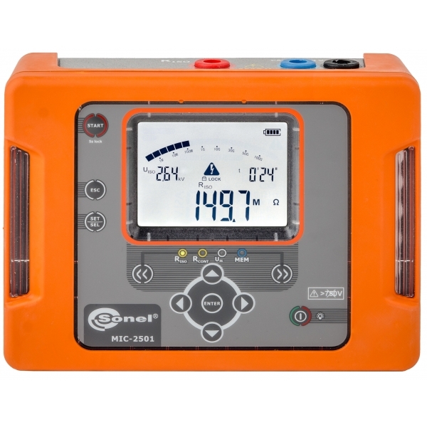 MIERNIK REZYSTANCJI IZOLACJI MIC-2501 - WMPLMIC2501 - SONEL