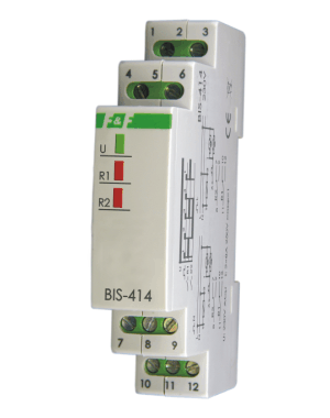 PRZEKAŹNIK BISTABILNY SEKWENCYJNY 1-FUNK.,UN=230V LUB 24V AC/DC,I=2X16A INRUSH(160A/20MS) BIS-414I - BIS-414i - F&F