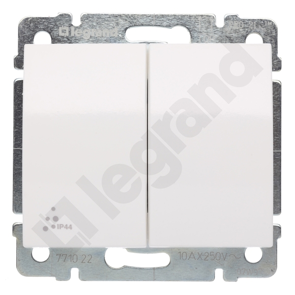 ŁĄCZNIK JEDNOBIEGUNOWY IP44 ARCTIC SISTENA LIFE - 771022 - LEGRAND