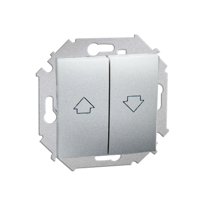 PRZYCISK ŻALUZJOWY (MODUŁ) 10AX 250V ZACISKI ŚRUBOWE ALUMINIUM SIMON 15 - 1591335-026 - KONTAKT SIMON