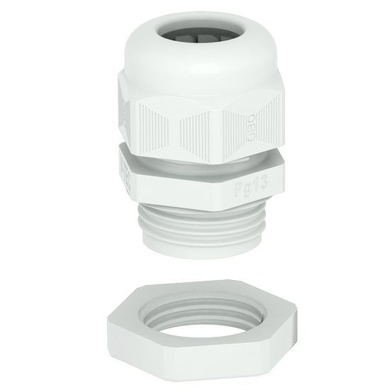 DŁAWIK KABLOWY Z PRZECIWNAKRĘTKĄ V-TEC PG9+LGR - 2024657 - OBO