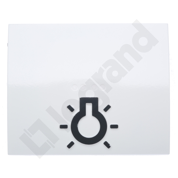 KLAWISZ ARCTIC Z SYMBOLEM LAMPY DO MECHANIZMÓW PODŚWIETLANYCH SISTENA LIFE - 771010 - LEGRAND
