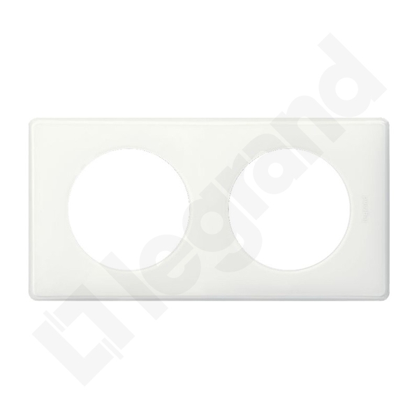 RAMKA PODWÓJNA BIAŁA POZIOMA/PIONOWA - 066632 - LEGRAND