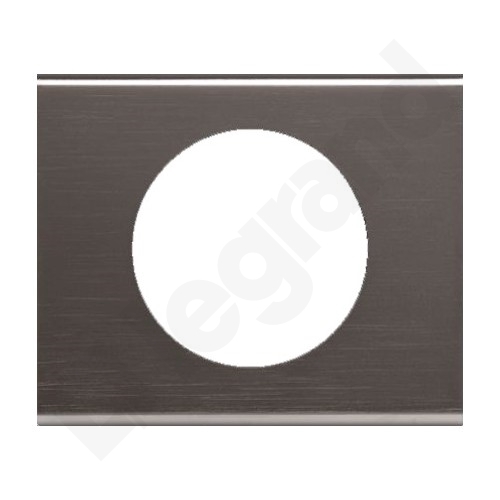 RAMKA POJEDYNCZA NIKIEL CZARNY CELIANE - 069031 - LEGRAND