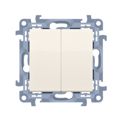 ŁĄCZNIK ŚWIECZNIKOWY (MODUŁ) 10AX 250V ZACISKI ŚRUBOWE KREM SIMON 10 - CW5.01/41 - KONTAKT SIMON