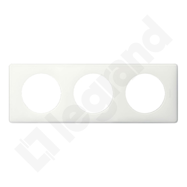 RAMKA POTRÓJNA POZIOMA/PIONOWA BIAŁA CELIANE - 066633 - LEGRAND