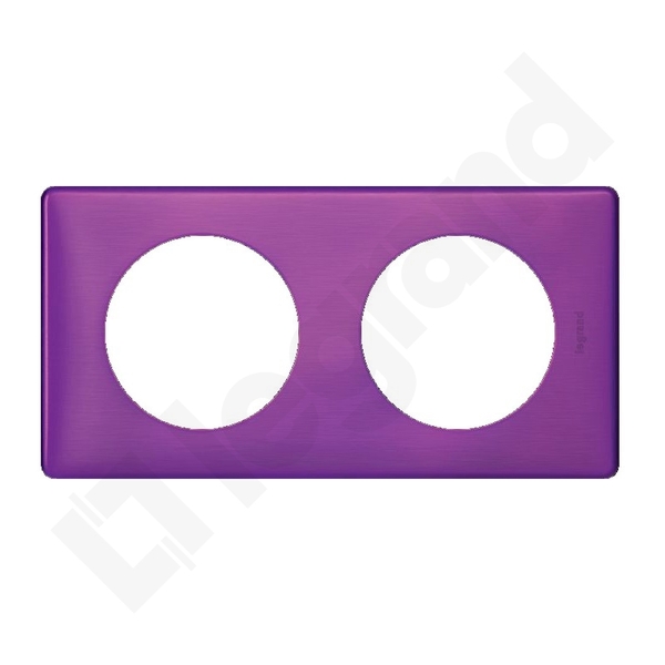 RAMKA PODWÓJNA POZIOMA/PIONOWA PURPURA CELIANE - 068712 - LEGRAND