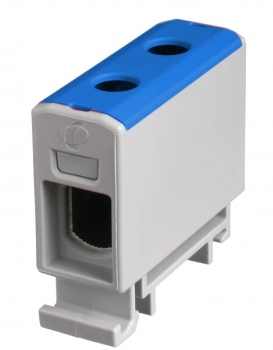 ZŁĄCZKA SZYNOWA GWINTOWANA DO ŁĄCZENIA PRZEWODÓW AL/CU 1,5 - 50 MM2 T021050 NIEBIESKA - 89705003 - SIMET
