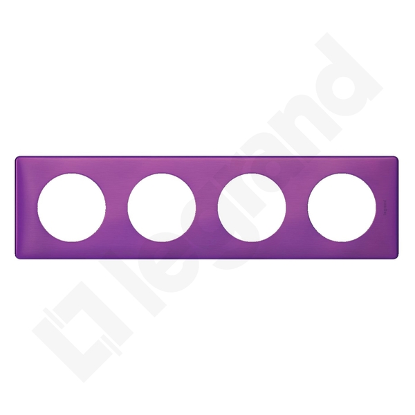 RAMKA POCZWÓRNA POZIOMA/PIONOWA PURPURA CELIANE - 068714 - LEGRAND