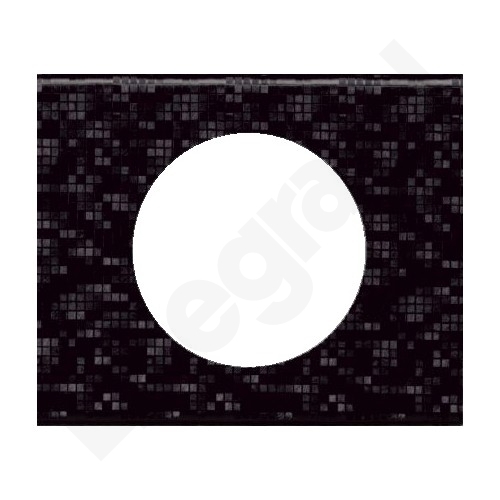 RAMKA POJEDYNCZA SKÓRA CZARNY PIXEL CELIANE - 069451 - LEGRAND