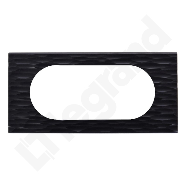 RAMKA 4/5 MODUŁÓW CORIAN CZARNY DŁUTOWANY CELIANE - 069025 - LEGRAND