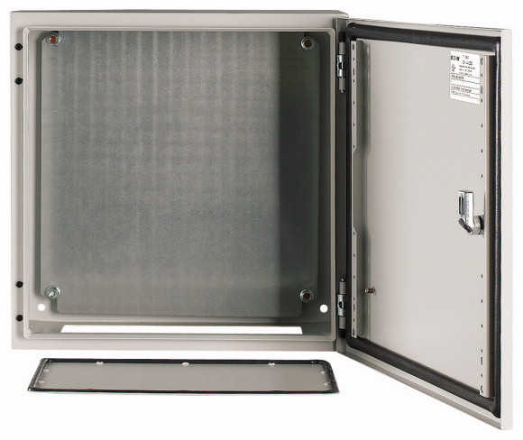 OBUDOWA METALOWA 400X400X200 Z PŁYTĄ MONTAŻOWĄ IP65 CS - 111684 - EATON