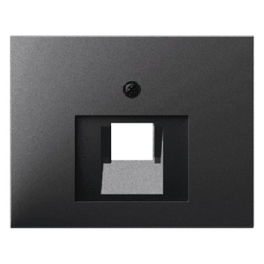 ELEMENT CENTRALNY DO GNIAZDA PRZYŁĄCZENIOWEGO UAE POJEDYNCZEGO ANTRACYT MAT LAKIEROWANY K.1 - 14077006 - HAGER - BERKER