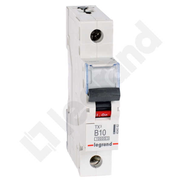 WYŁĄCZNIK NADPRĄDOWY B 10A 1 POLOWY CHARAKTERYSTYKA B S311 - 404082 - LEGRAND