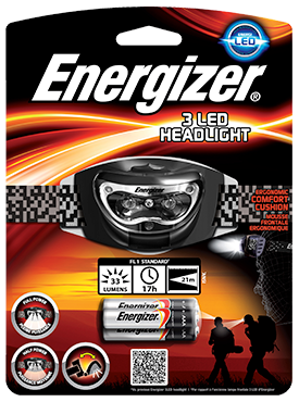 LATARKA CZOŁOWA LED 3XLED 3XAAA. - 242294 - ENERGIZER
