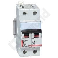 WYŁĄCZNIK NADPRĄDOWY B 32A 2-POLOWY CHARAKTERYSTYKA B SERII TX3 S 312 - 404115 - LEGRAND