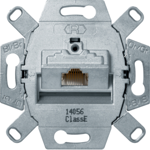 MECHANIZM GNIAZDA KOMPUTEROWEGO UAE POJEDYNCZEGO (RJ45) EKRANOWANE KAT.6 KLASA E ONE.PLATFORM - 455401 - HAGER - BERKER