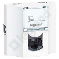 GNIAZDO PRZELOTOWE 1XRJ45 KAT.6 UTP 2M MOSAIC - 078622 - LEGRAND
