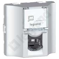 GNIAZDO PRZELOTOWE 1XRJ45 KAT.5E UTP 2M MOSAIC - 078624 - LEGRAND