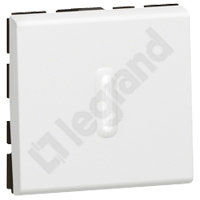 PRZYCISK PRZEŁĄCZNY-1 MODUŁ BIAŁY ANTYBAKTERYJNY Z PODŚWIETLENIEM 6A-250V MOSAIC - 078716 - LEGRAND