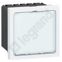 SYGNALIZATOR ŚWIETLNY LED 0,2/1W- 2 MODUŁY BIAŁY 230V~ MOSAIC - 078520 - LEGRAND