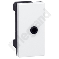 GNIAZDO JACK 3.5MM - 1 MODUŁ ŻEŃSKIE BIAŁE MOSAIC - 078764 - LEGRAND