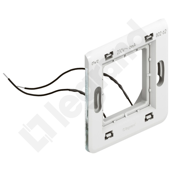 UCHWYT MONTAŻOWY PODŚWIETLANY - 2 MODUŁY 1,4W MOSAIC - 080262 - LEGRAND