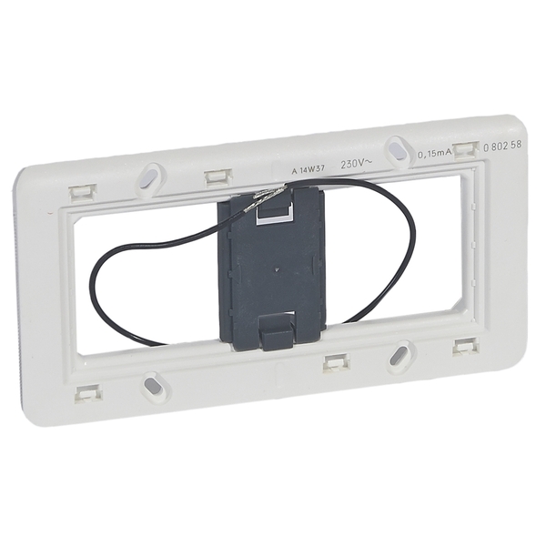 UCHWYT MONTAŻOWY PODŚWIETLANY - 4, 5 LUB 2X2 MODUŁY PIONOWO 0,03W MOSAIC - 080258 - LEGRAND