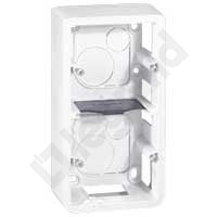 PUSZKA NATYNKOWA - 5 LUB 2X2 MODUŁY PIONOWO 40MM DO UCHYTU 0802 52 MOSAIC - 080282 - LEGRAND