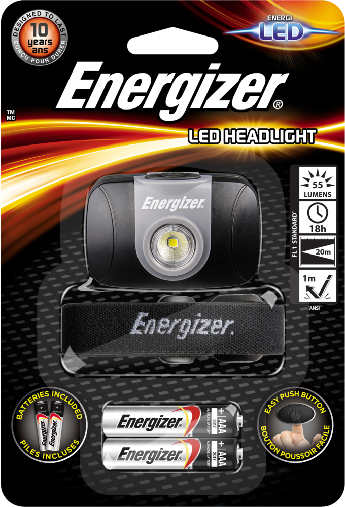 LATARKA CZOŁOWA LED 55LM Z BATERIAMI LED HEADLIGHT - 7638900368062 - ENERGIZER