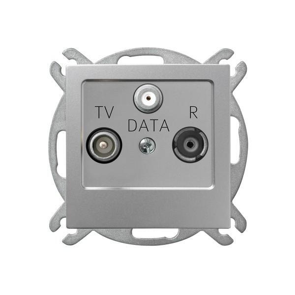 GNIAZDO RTV DATA SREBRO AS. - GPA-GD/m/18 - OSPEL