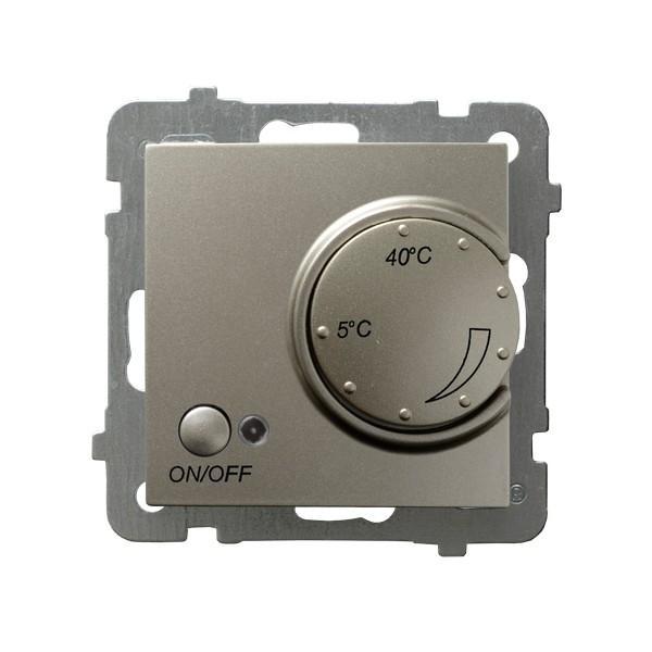 REGULATOR TEMPERATURY Z CZUJNIKIEM PODPODŁOGOWYM SATYNA LIGHT AS. - RTP-1G/m/45 - OSPEL