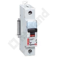 WYŁĄCZNIK NADPRĄDOWY C 6A 1-POLOWY CHARAKTERYSTYKA C SERII TX3 S 311 - 404167 - LEGRAND