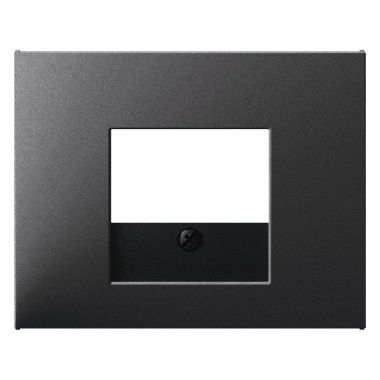 ELEMENT CENTRALNY DO GNIAZDA TAE I GŁOSNIKOWEGO ANTRACYT MAT LAKIEROWANY K.1 - 10357006 - HAGER - BERKER