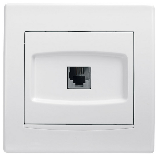 GNIAZDO TELEFONICZNE RJ11 BIAŁE ANYA - AYA4100221 - SCHNEIDER ELECTRIC