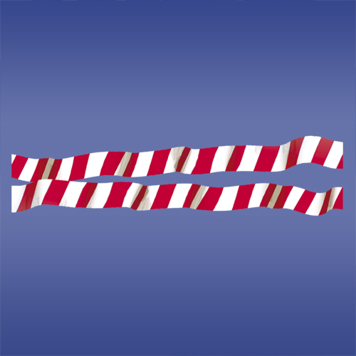 FOLIA OSTRZEGAWCZA BIAŁO-CZERWONA /80 X 0,05 MM/ 100M. - 18.6 - ELEKTROPLAST OPATÓWEK