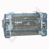 BLOK ROZDZIELCZY MODUŁOWY 4 BIEGUNY PRĄD 160A MOCOWANIE TH35 - 004879 - LEGRAND