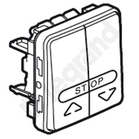 ŁĄCZNIK STEROWANIA ROLETAMI (BLOKADA MECHANICZNA) SZARY 10A-250V~ PLEXO55 - 069539 - LEGRAND