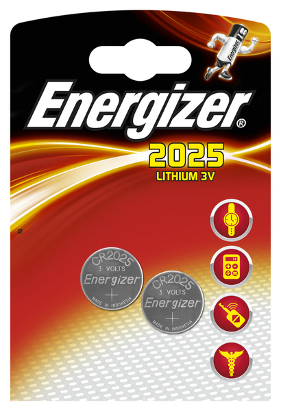 BATERIA SPECJALISTYCZNA 3V (2SZT) CR2025 - 248333 - ENERGIZER