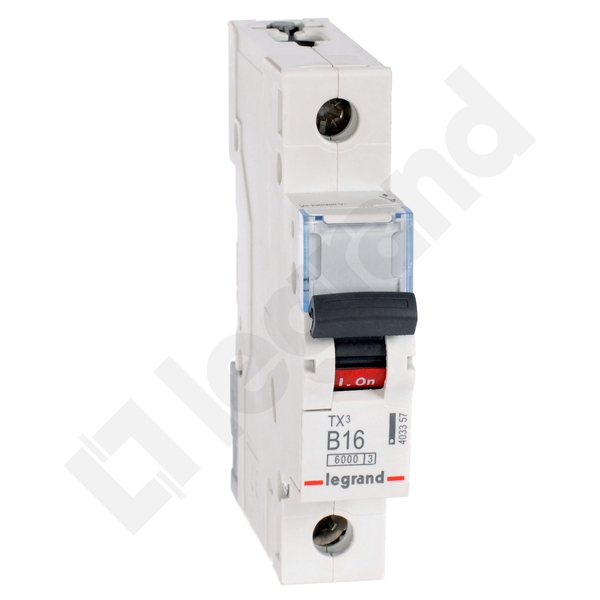 WYŁĄCZNIK NADPRĄDOWY B 16A 1 POLOWY CHARAKTERYSTYKA B S301 - 403357 - LEGRAND