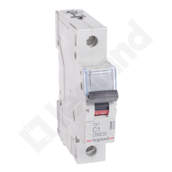 WYŁĄCZNIK NADPRĄDOWY C 1A 1 POLOWY CHARAKTERYSTYKA C S301 - 403426 - LEGRAND