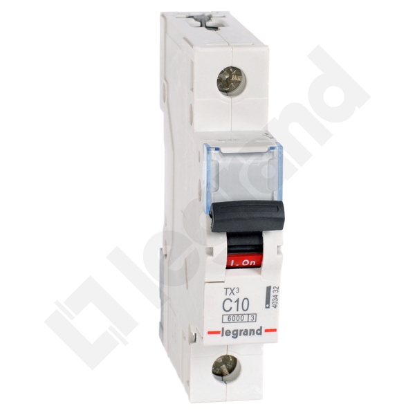 WYŁĄCZNIK NADPRĄDOWY C 10A 1 POLOWY CHARAKTERYSTYKA C S301 - 403432 - LEGRAND